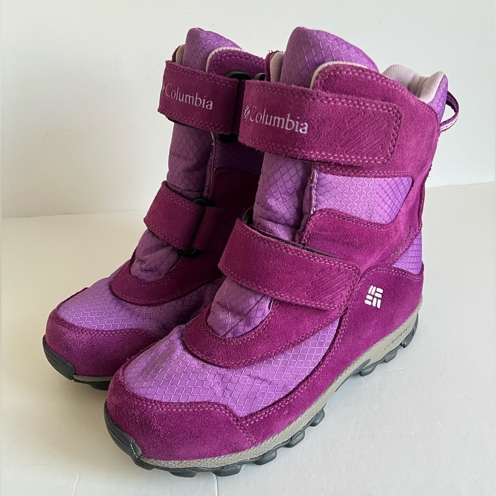 Columbia Parkers Peak Purple Snow Boots Youth 5Y / Women's 6W - Picture 2 of 9